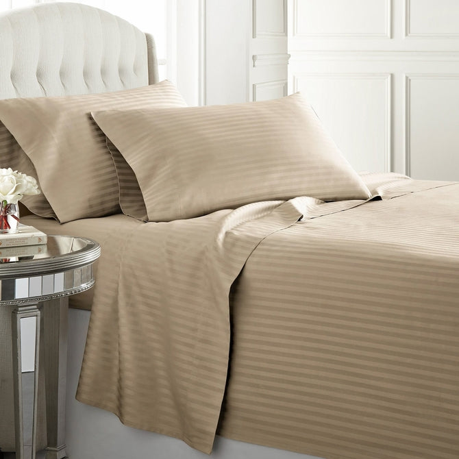 Stripe Egyptian Cotton Duvet Covers Sets - 600 Thread Count