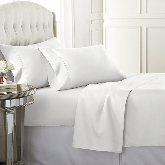 Solid Rayon from Bamboo Cotton Sheet Sets - 300 Thread Count featuring a silky smooth and elegant finish